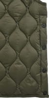 Taion + Military Crew Neck Down Vest Soft Shell Black - 7