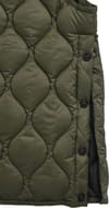 Taion + Military Crew Neck Down Vest Soft Shell Black - 8
