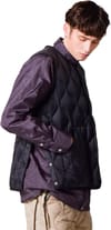 Taion + Military Crew Neck Down Vest Soft Shell Off White - 4