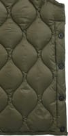 Taion + Military Crew Neck Down Vest Soft Shell Off White - 6