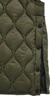 Taion + Military Crew Neck Down Vest Soft Shell Off White - 7