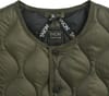 Taion + Military Crew Neck Down Vest Soft Shell Dark Olive - 6