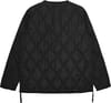 Taion + Military W-Zip V Neck Down Jacket Black