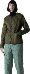 Taion + Military Crew Neck Down Jacket Dark Olive - 3