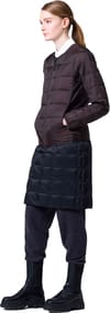 Taion + Crew Neck W-Zip Down Jacket Black - 4