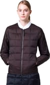 Taion + Crew Neck W-Zip Down Jacket Dark Olive