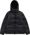 Mountain Hooded Volume Down Jacket Black + Taion