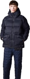 Taion + Mountain Hooded Volume Down Jacket Black - 7