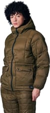 Taion + Mountain Hooded Volume Down Jacket Dark Olive