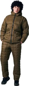 Taion + Mountain Hooded Volume Down Jacket Dark Olive - 4