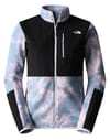 W Diablo Midlayer Jacket Lavender Fog Glacier Dye Print-TNF Black + The North Face
