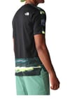 The North Face + M Summit High Trail Run S/S Deep Grass Green Light Painting Print - 4