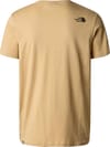 The North Face + M S/S Simple Dome Tee Khaki Stone