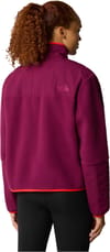 The North Face + W Cragmont Fleece Jacket Boysenberry/Fiery Red - 4