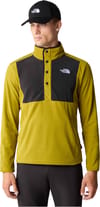 The North Face + M Homesafe Snap Neck Fleece Pullover Sulphur Moss/TNF Black - 3