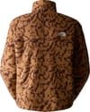 The North Face + W 100 Glacier Printed Half Zip Almond Butter Graphic Dye Print