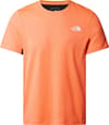 M Lightbright S/S Tee Vivid Flame/TNF Black + The North Face
