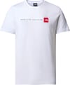 M S/S Never Stop Exploring Tee TNF White + The North Face