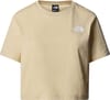 W Cropped Simple Dome Tee Gravel + The North Face