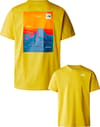 M Foundation Heatgraphic Tee Yellow Silt + The North Face