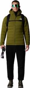 The North Face + M Belleview Stretch Down Hoodie Forest Olive - 6