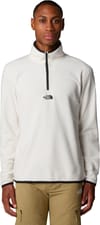The North Face + M Glacier 1/4 Zip Embroidered Logo Gardenia White  - 3