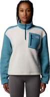 The North Face + W Yumiori 1/4 Zip Algae Blue/White Dune/M - 5