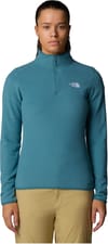 The North Face + W 100 Glacier 1/4 Zip Stormy Blue - 3