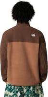The North Face + M Yumiori 1/4 Zip Latte Smokey Brown - 4