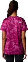 The North Face + W Flex S/S Tee Reg Aop Cyber Bery Waterfall Print - 4