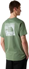 The North Face + M SS Box Nse Celebration Tee Bark Mist - 5