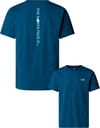 M Vertical Logo SS Tee Mineral Ink + The North Face