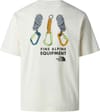 The North Face + U Explore Gear Relaxed S/S Tee White Dune - 3
