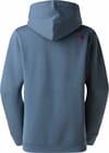 The North Face + W Drew Peak Regular Hoodie Granite Grey Chroma Purple