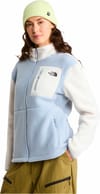The North Face + W Yumiori Full Zip Frost Grey White - 3