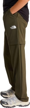 The North Face + Teen Lightweight Convertible Hike Pant New Taupe Green - 4