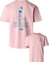 M Alien  Relaxed Short Sleeve Tee-Graphic Metal Pink + The North Face