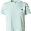 The North Face + W Sun Regular Short Sleeve Cutie Tee Opal Frost