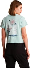 The North Face + W Sun Regular Short Sleeve Cutie Tee Opal Frost - 4