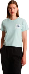 The North Face + W Sun Regular Short Sleeve Cutie Tee Opal Frost - 5