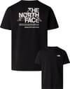 M Mountain Sketch  Regular Short Sleeve TNF Black + The North Face