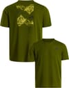 M Foundation Mount SS Tee Woodland Green + The North Face