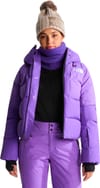 The North Face + W Cold Spell Cropped Down Jacket Elevation Purple - 3