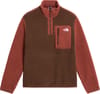 M Yumiori 1/4 Zip Smokey Brown Copper + The North Face