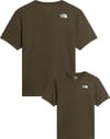 M 24/7 S/S Tee Reg New Taupe Green + The North Face