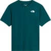 M 24/7 S/S Tee Reg Pacific Teal + The North Face