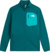 M Crest Full Zip Jacket Pacific Teal TNF Black + The North Face