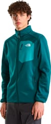 The North Face + M Crest Full Zip Jacket Pacific Teal TNF Black - 3