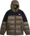 M Diablo Down 2.0 Hoodie Stone Slab Black Heather + The North Face