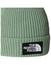 The North Face + Kids TNF Logo Box Cuffed Beanie Slate Moss